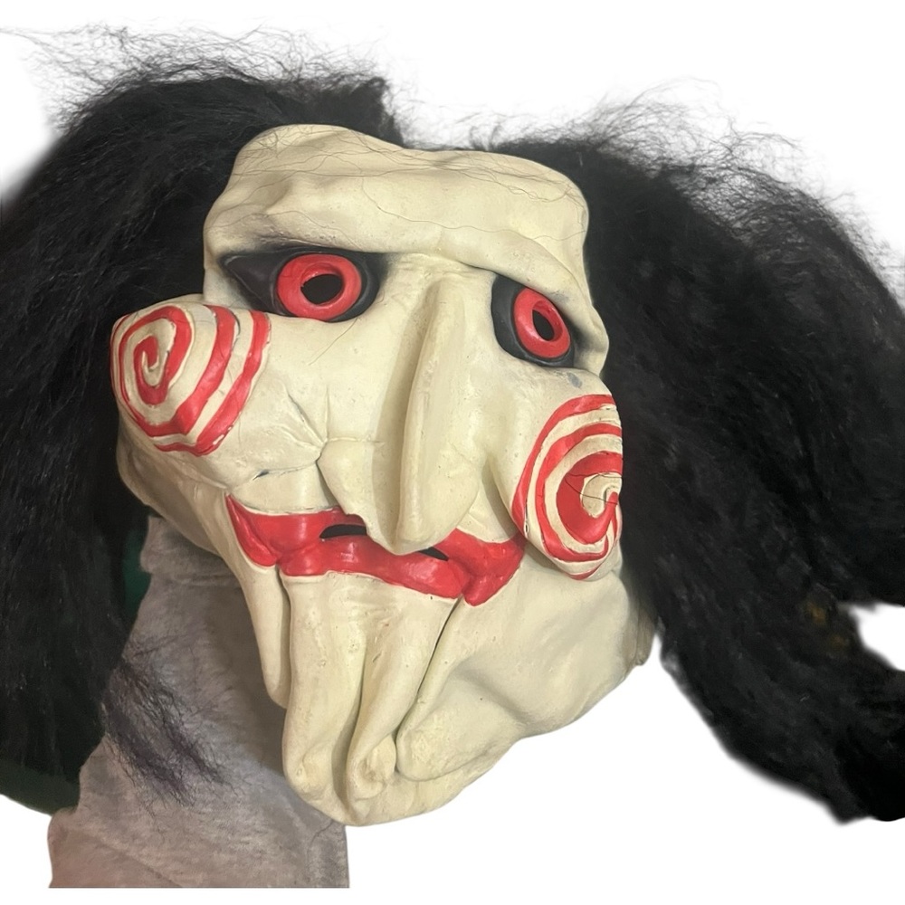 ADULT HALLOWEEN SAW BILLY PUPPET SCARY MASK COSTUME